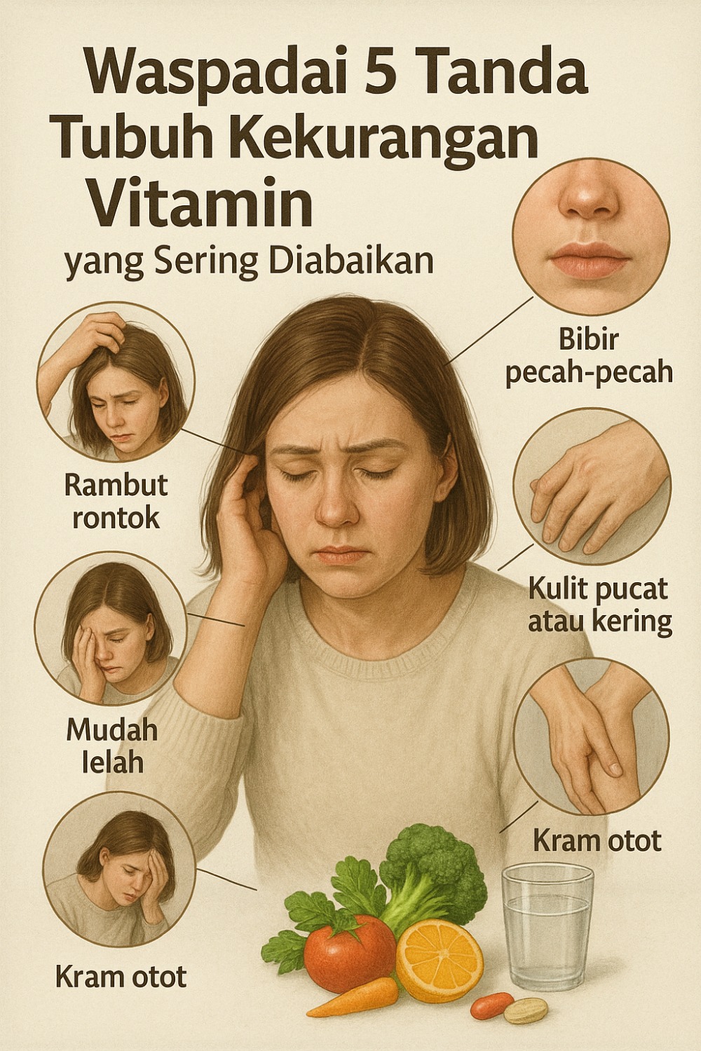 Waspadai 5 Tanda Tubuh Kekurangan Vitamin yang Sering Diabaikan Waspadai 5 Tanda Tubuh Kekurangan Vitamin yang Sering Diabaikan