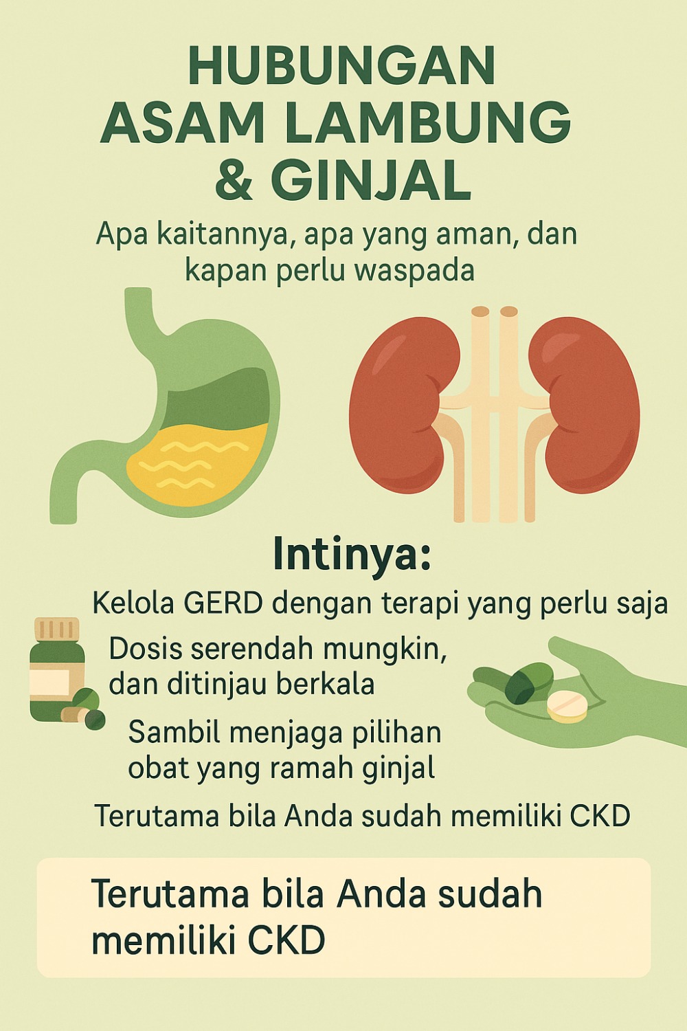 Hubungan Asam Lambung & Ginjal: apa kaitannya, apa yang aman, dan kapan perlu waspada Hubungan Asam Lambung & Ginjal: apa kaitannya, apa yang aman, dan kapan perlu waspada