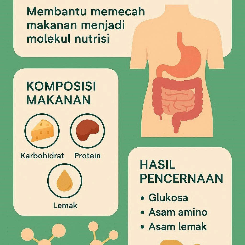 Enzim Pencernaan: Peta Lengkap dari Mulut–Lambung–Pankreas–Usus (dengan fokus mendalam pada lambung & pankreas) Enzim Pencernaan: Peta Lengkap dari Mulut–Lambung–Pankreas–Usus (dengan fokus mendalam pada lambung & pankreas)