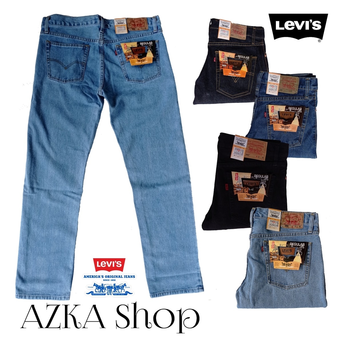 Celana panjang jeans standar Celana panjang jeans standar