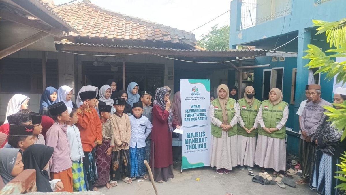 Kebahagiaan Dimulai dari Sini, Tempat Wudhu Layak untuk Para Penjaga Al-Qur'an Kebahagiaan Dimulai dari Sini, Tempat Wudhu Layak untuk Para Penjaga Al-Qur'an