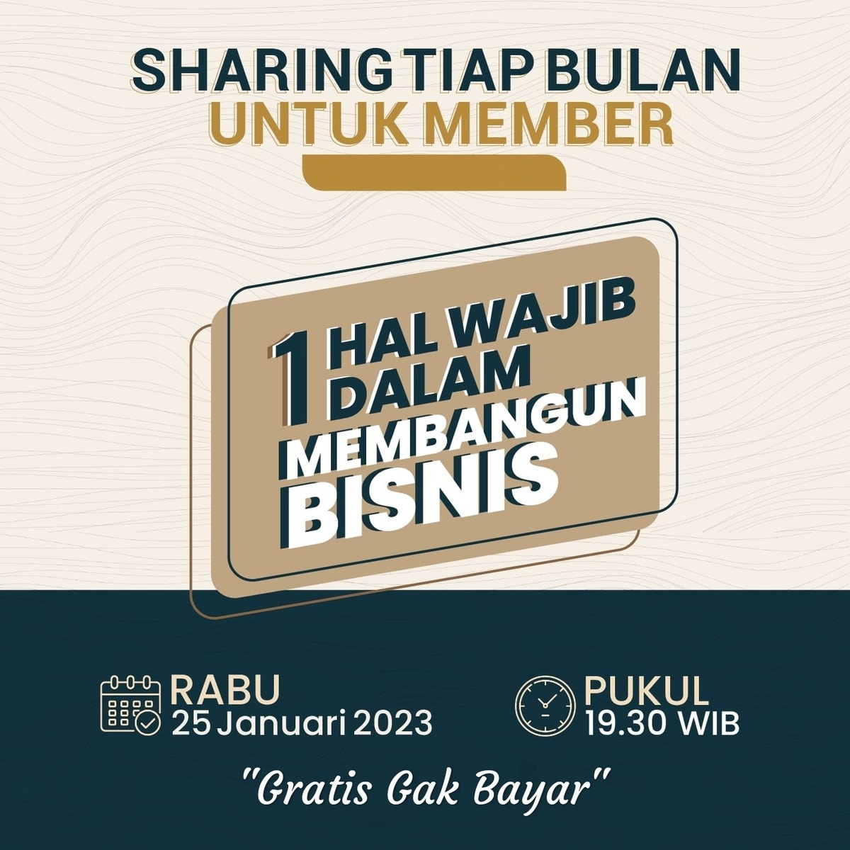 1 Hal Wajib Dalam Membangun Bisnis 1 Hal Wajib Dalam Membangun Bisnis