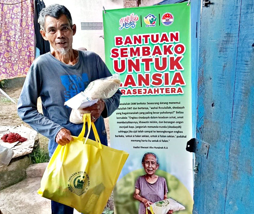 Laporan Berbagi Sembako Kepada Para Lansia Prasejahtera