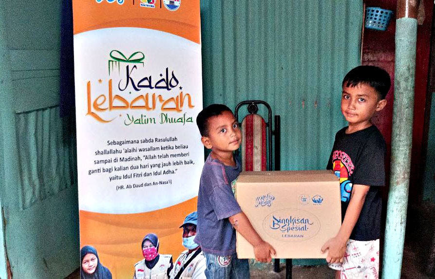 Laporan Distribusi Kado Lebaran 1444H Untuk Yatim Dan Dhuafa