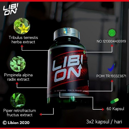 libion,suplemen fitness,tribulus,purwoceng,cabe jawa,komposisi libion