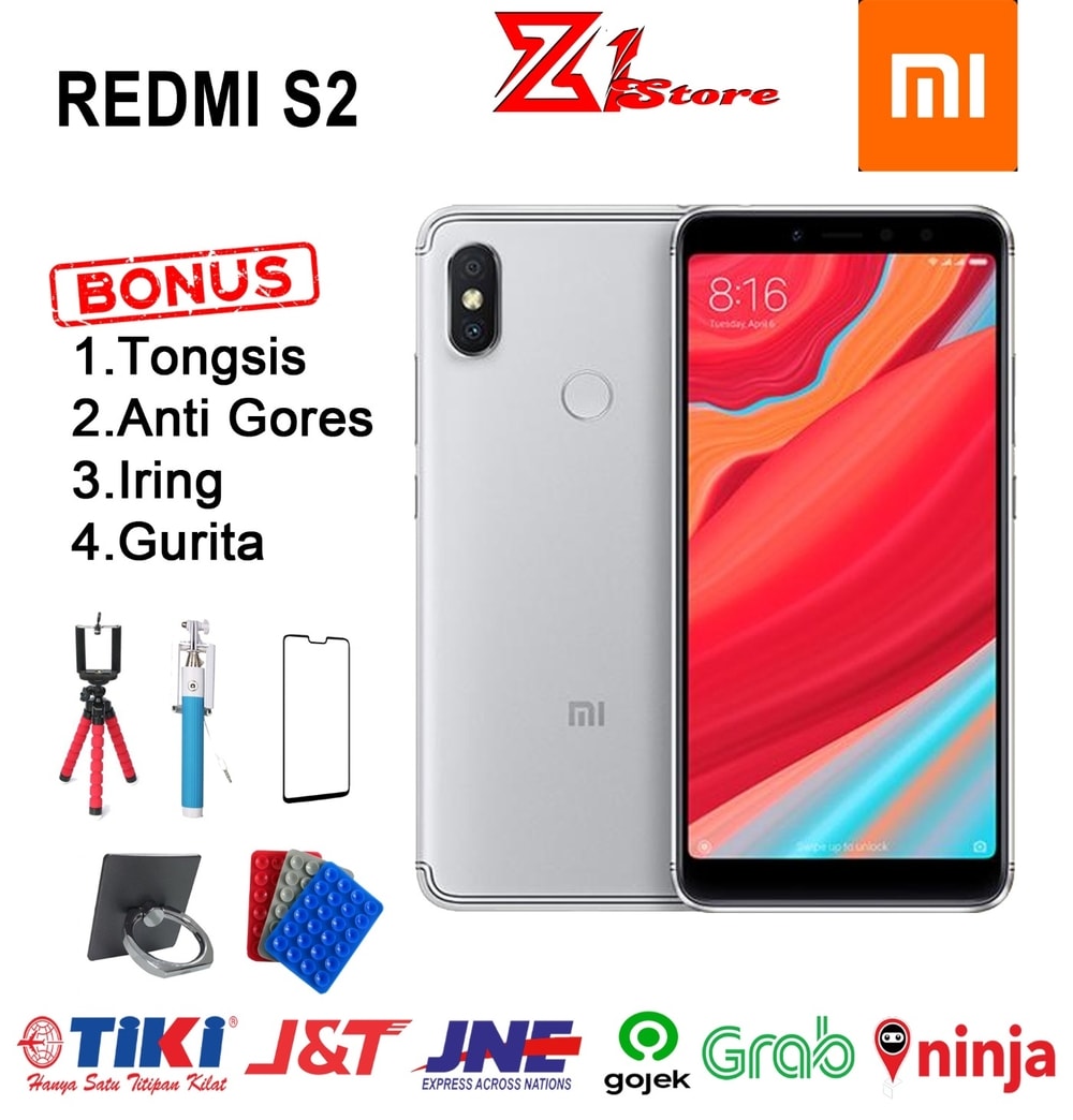 XIAOMI REDMI S2 RAM 3GB/32GB GARA   NSI RESMI TAM(100%HP BARU)