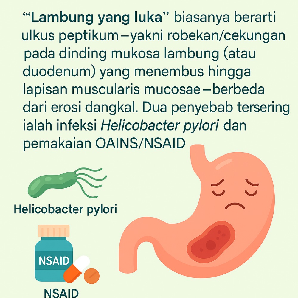 Ciri-ciri Lambung yang “Sudah Luka” (Ulkus Peptikum): tanda, diagnosis, penanganan, FAQ