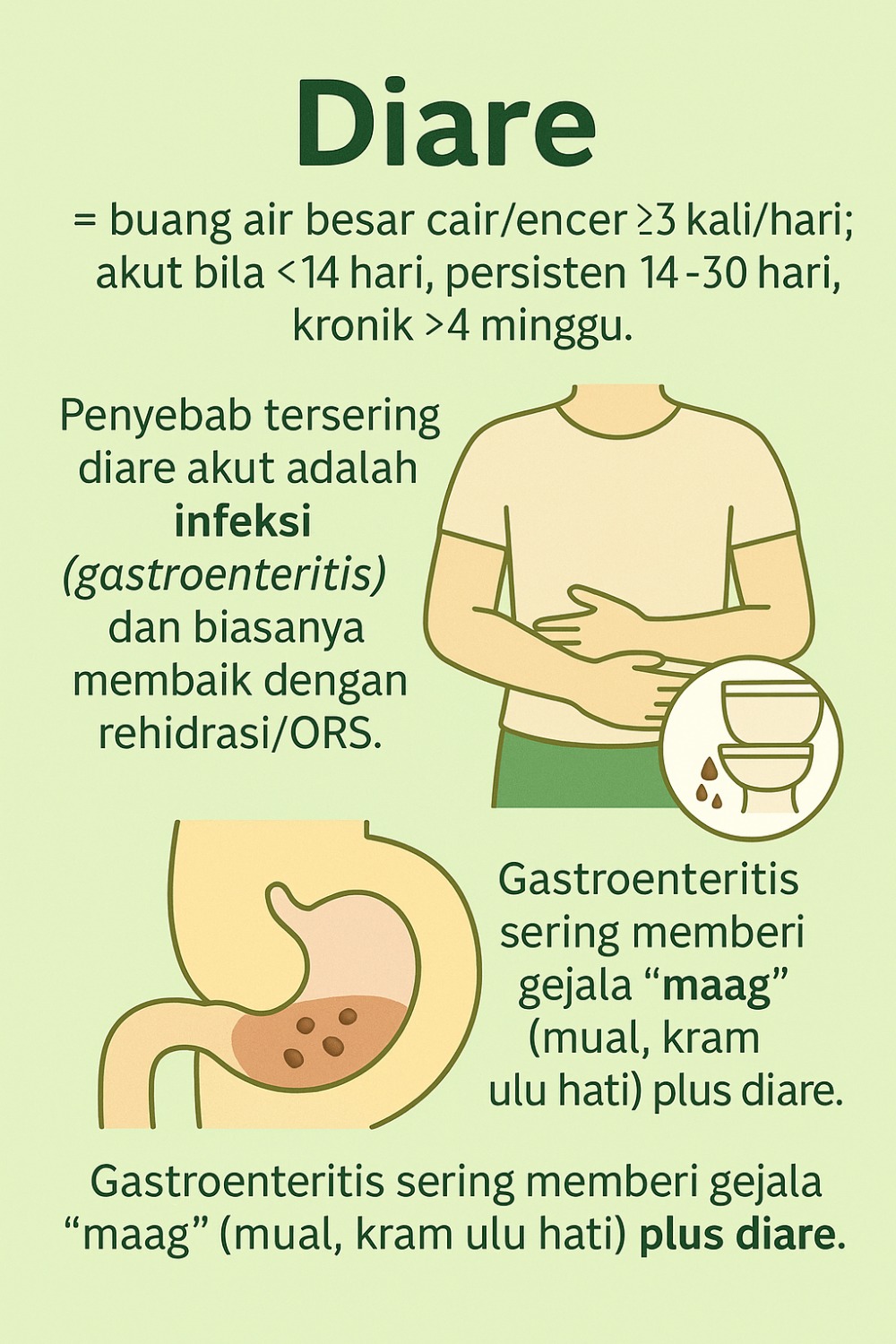 Diare & “Maag”: Apa Hubungannya dan Cara Menanganinya