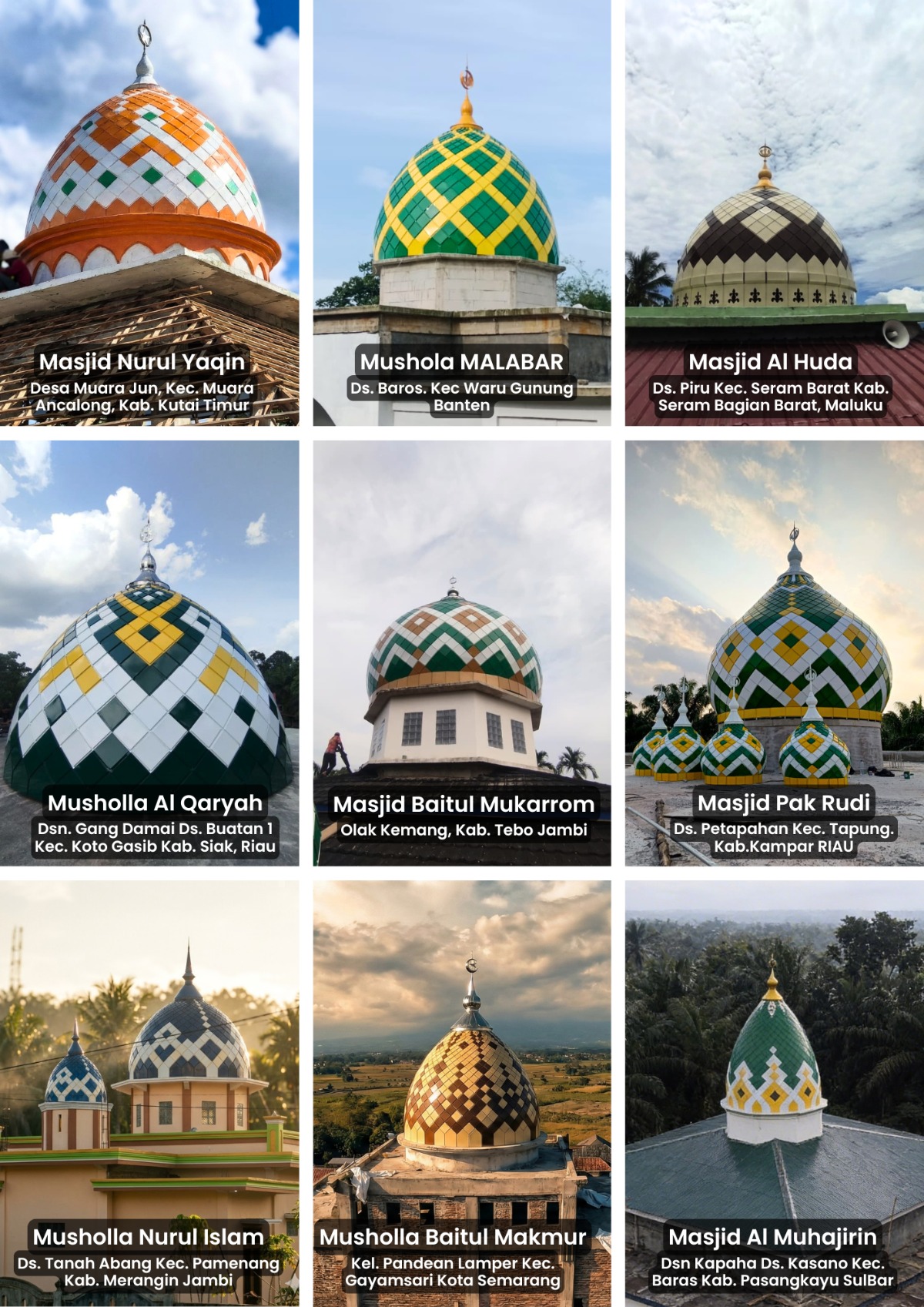 Proyek Fabrikasi Kubah Masjid 1