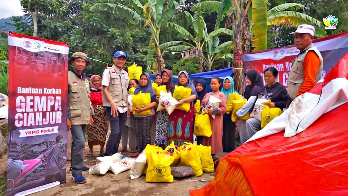 Laporan Penyaluran Bantuan untuk Korban Musibah Gempa di Cianjur