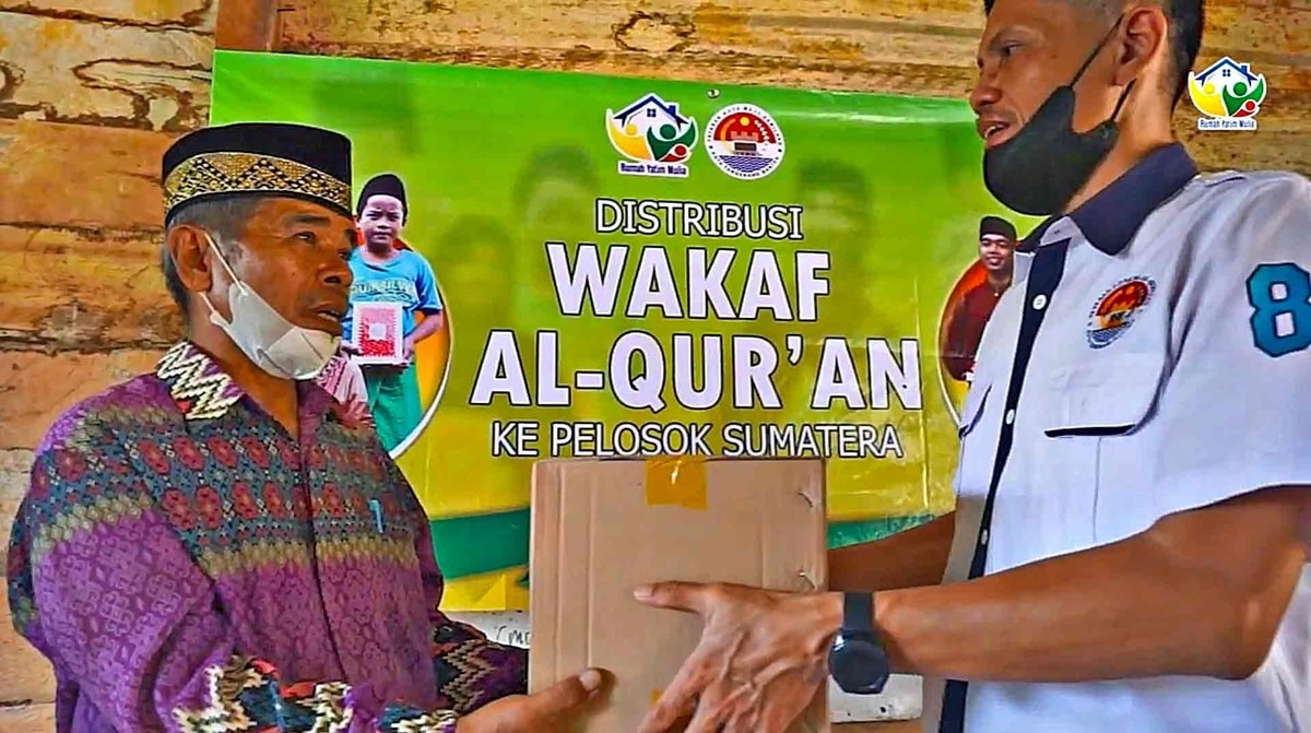 Alhamdulillah Adik-Adik Santri di Pelosok Sumatera Telah Menerima Mushaf Qur'an Baru
