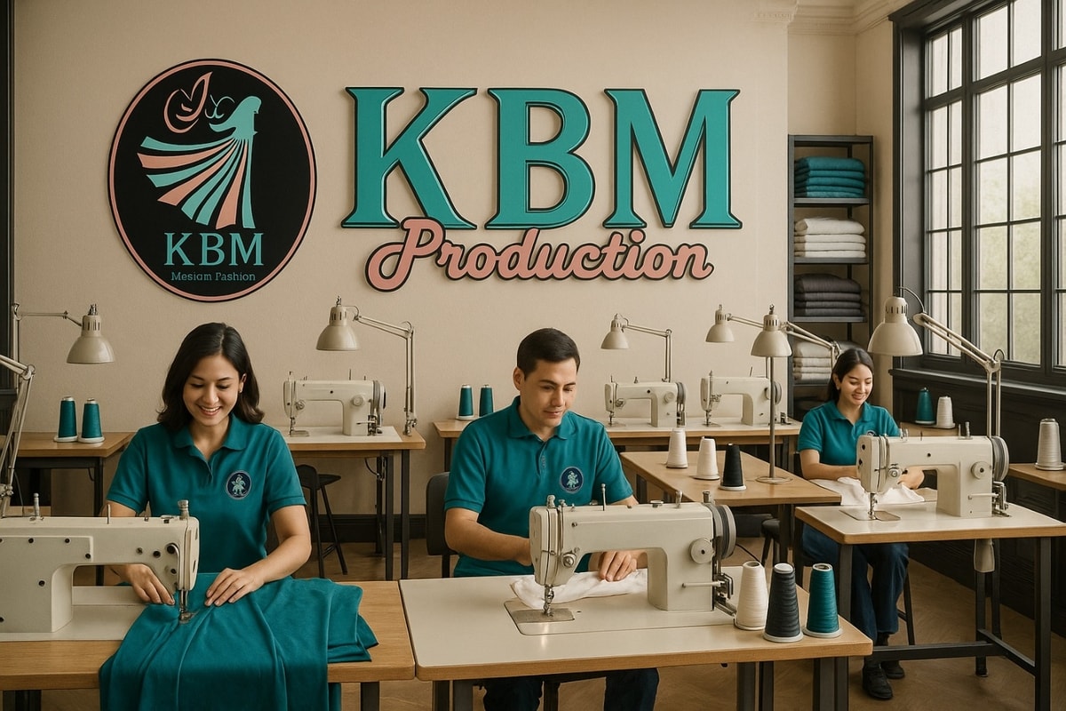 Maklun Gamis Berkualitas di Cirebon – Produksi Aman, Rapi, dan Siap Jual Bersama KBM Production