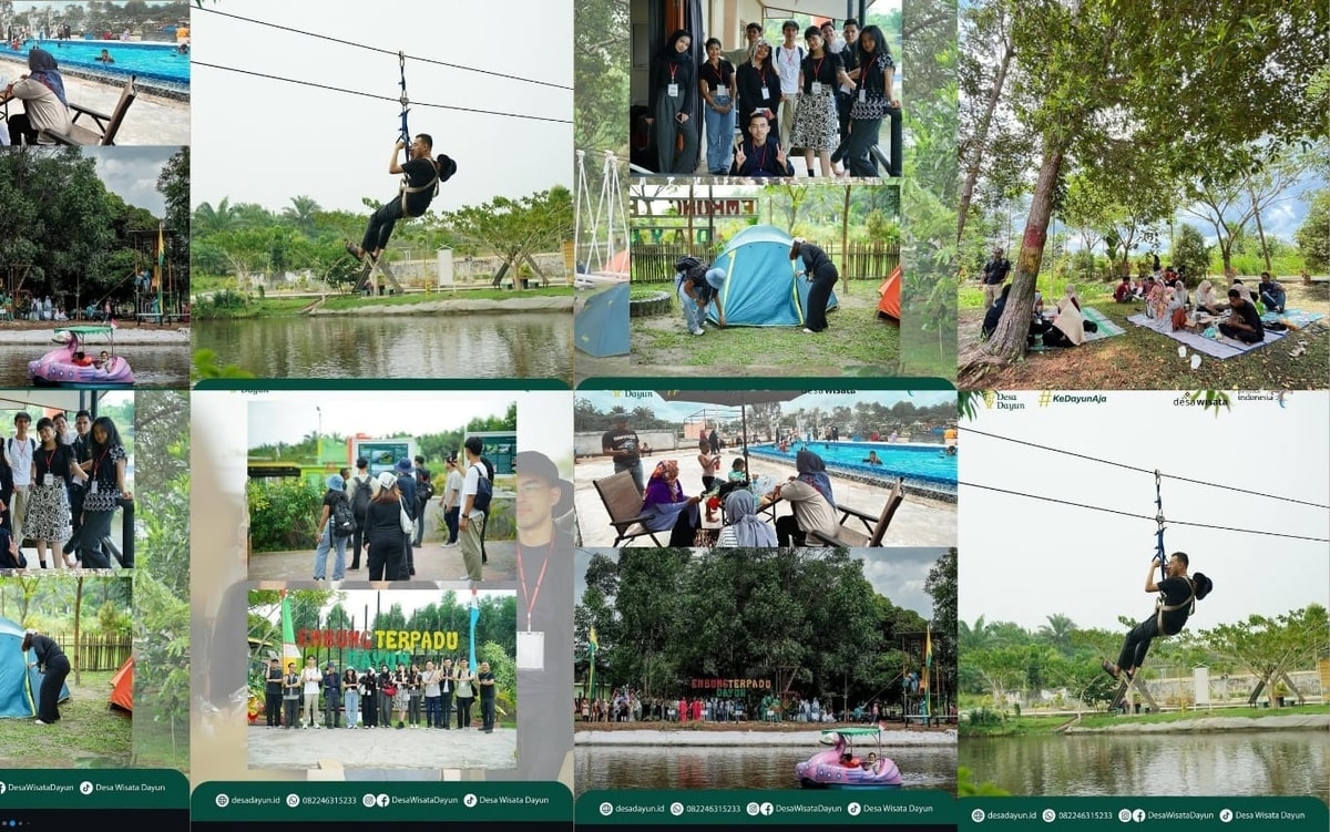 Pengunjung Desa Wisata Dayun (Embung Terpadu)