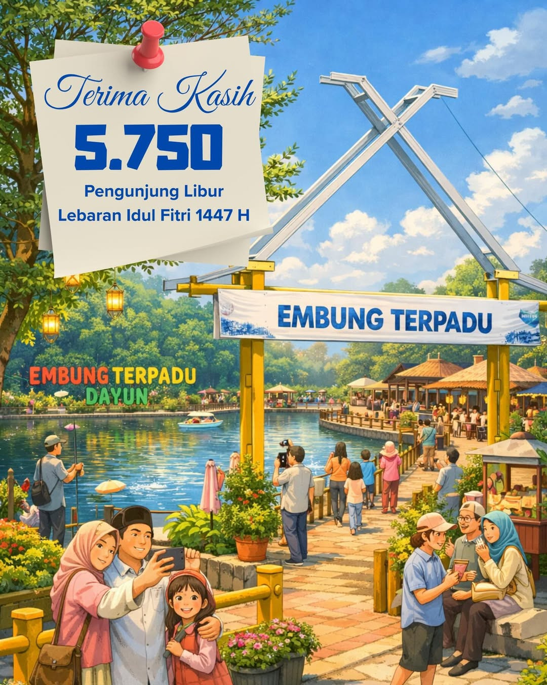 Pengunjung Libur Lebaran Idul Fitri 1447 H