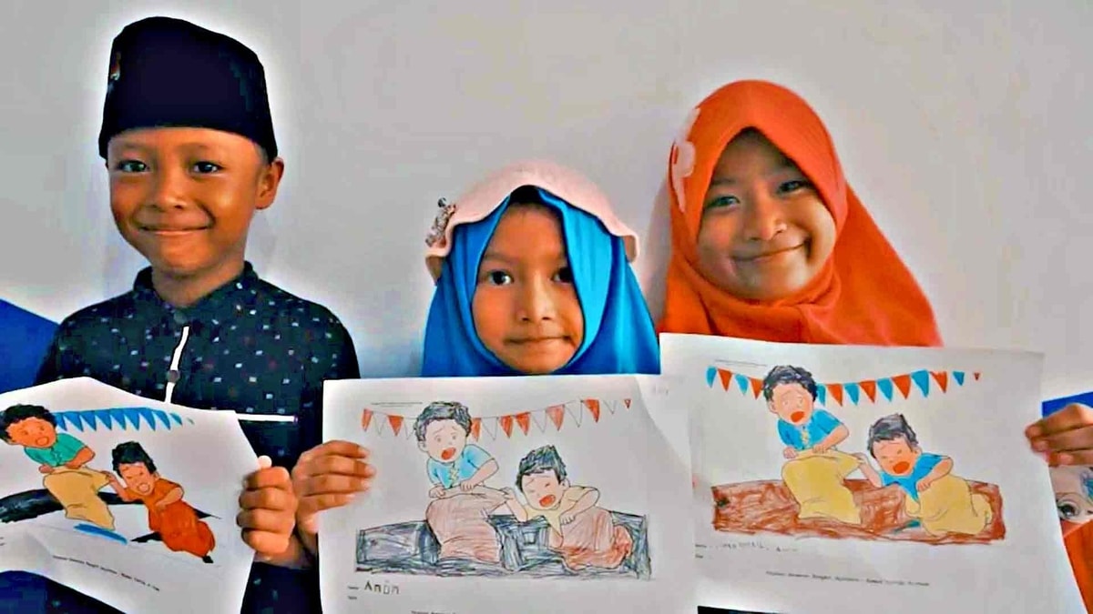 Serunya Merayakan HUT RI ke-77 Bersama Adik-Adik Al-Huda