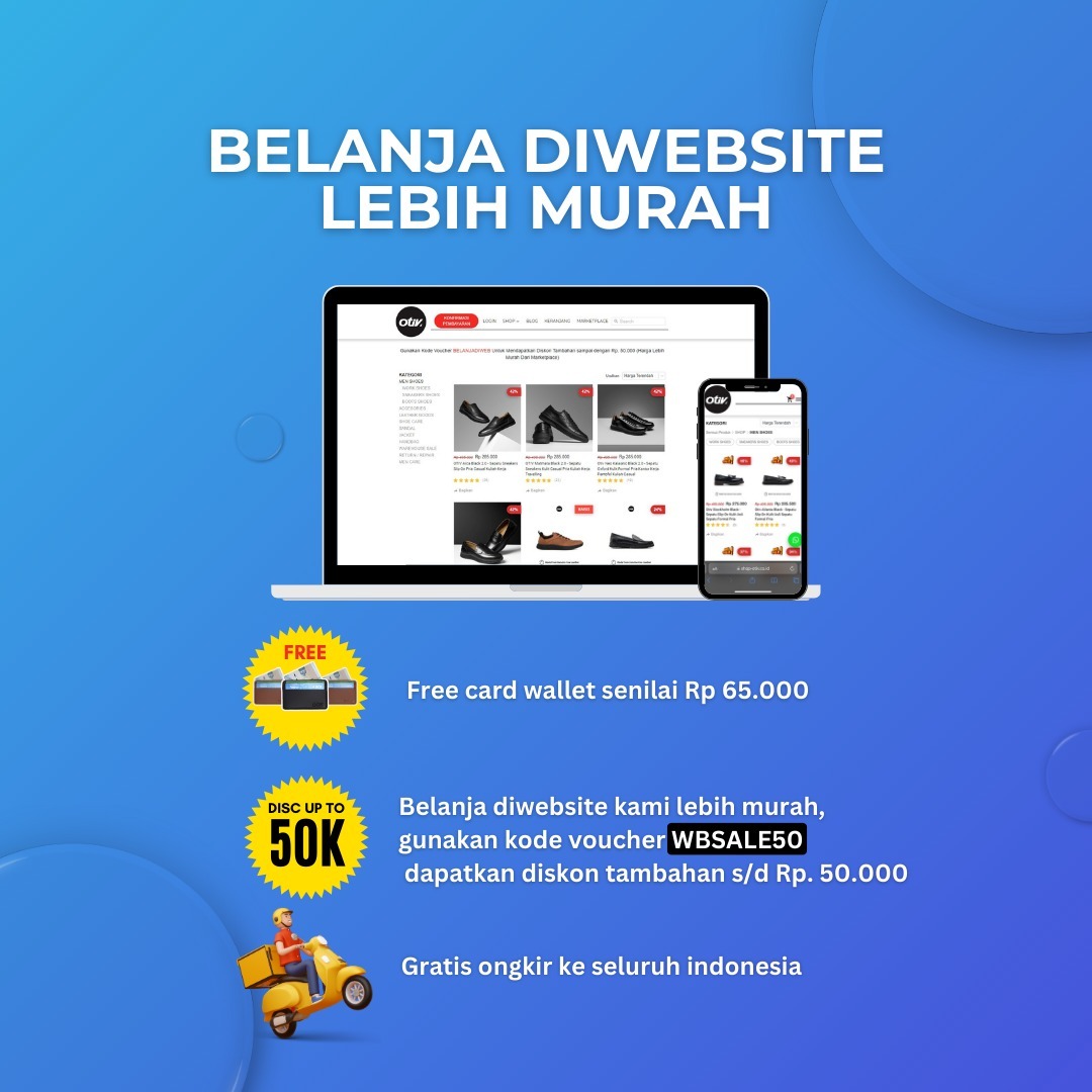 Belanja Diwebsite Resmi OTIV Banyak Hadiah dan Potongan Harga Tambahan