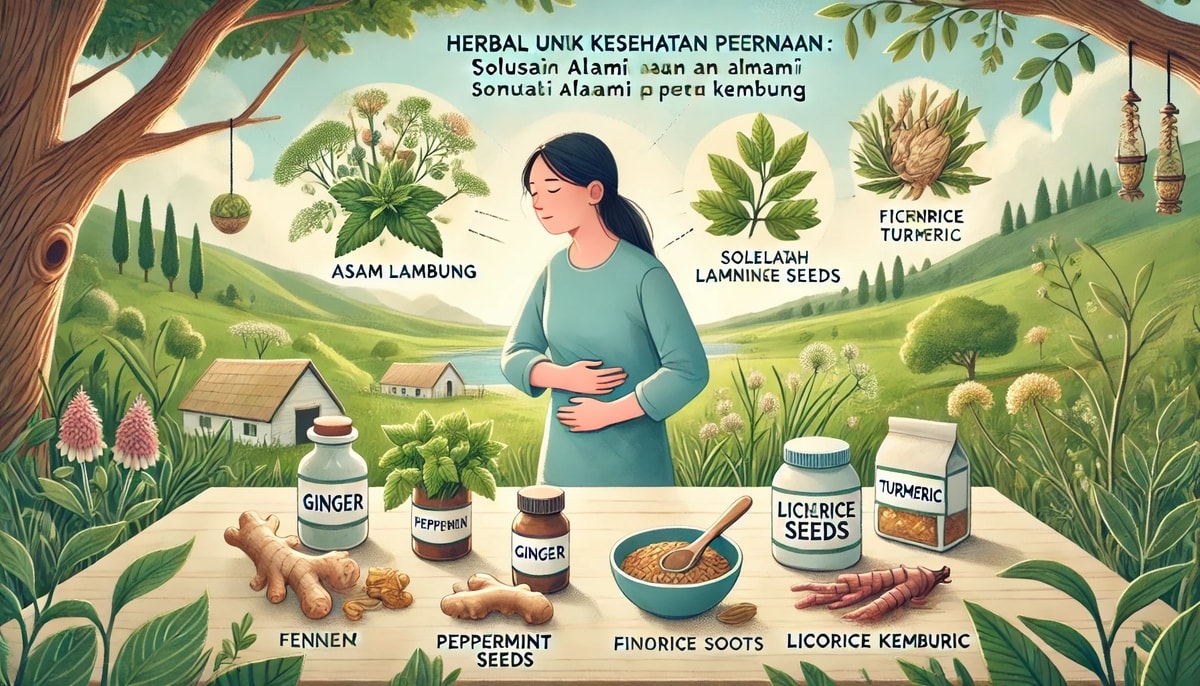 Herbal untuk Kesehatan Pencernaan: Solusi Alami untuk Masalah Asam Lambung dan Perut Kembung