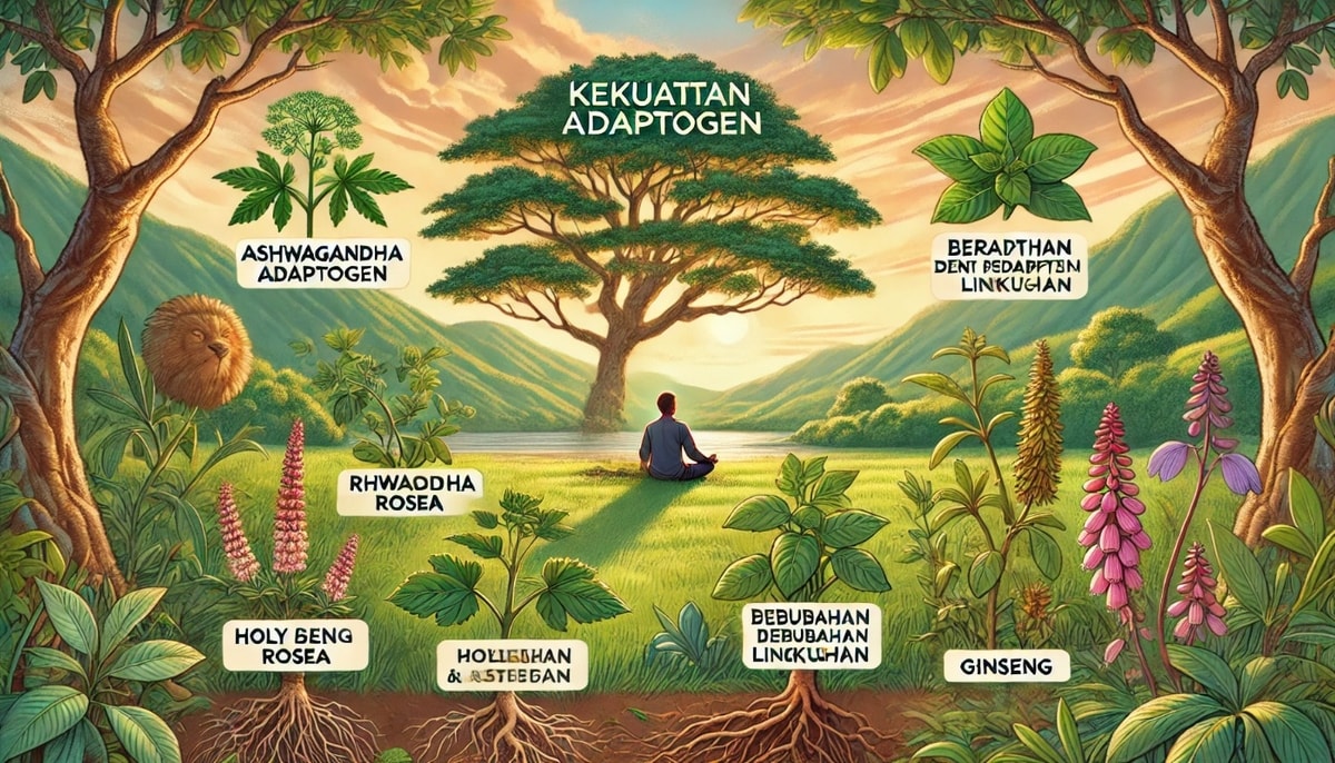 Kekuatan Adaptogen: Bagaimana Herbal Membantu Tubuh Beradaptasi dengan Stres dan Perubahan Lingkungan