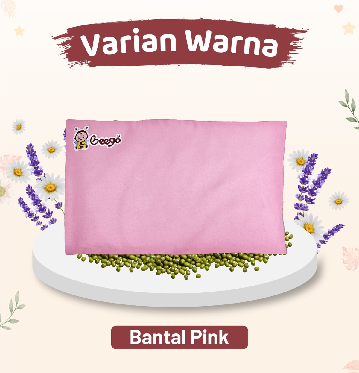 bantal pink