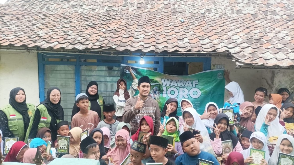 Puluhan Santri TPA Ummul Quro Kini Mengaji dengan Iqro Baru