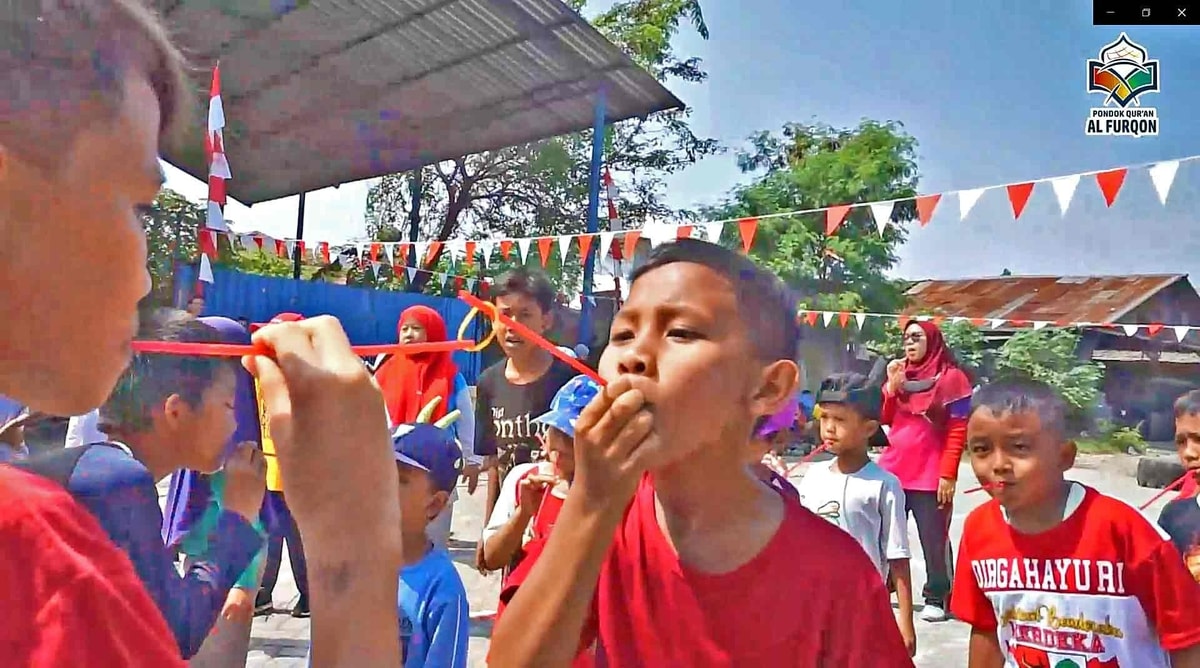 Meriahnya Perayaan 17 Agustusan Bersama Adik-Adik Al-Furqon