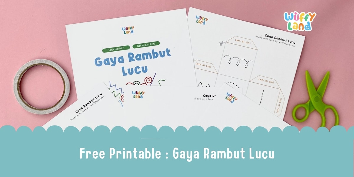 Free Printable - Gaya Rambut Lucu