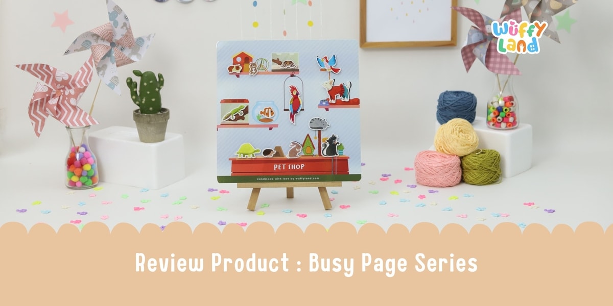 Busy Page - Untuk Anak 2 - 3 Tahun