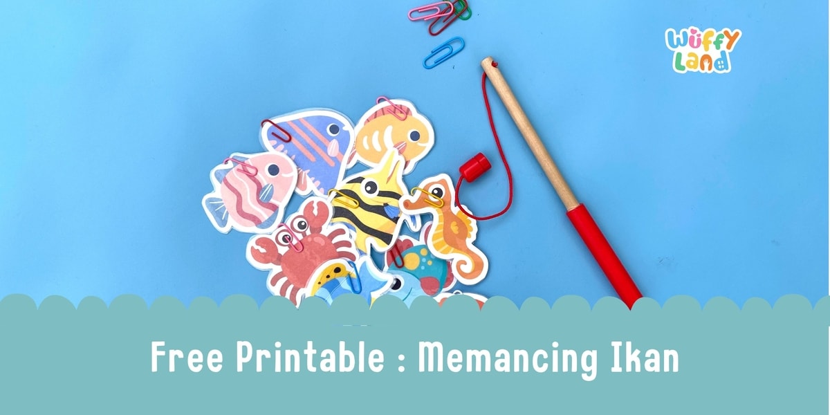 Free Printable - Memancing Ikan