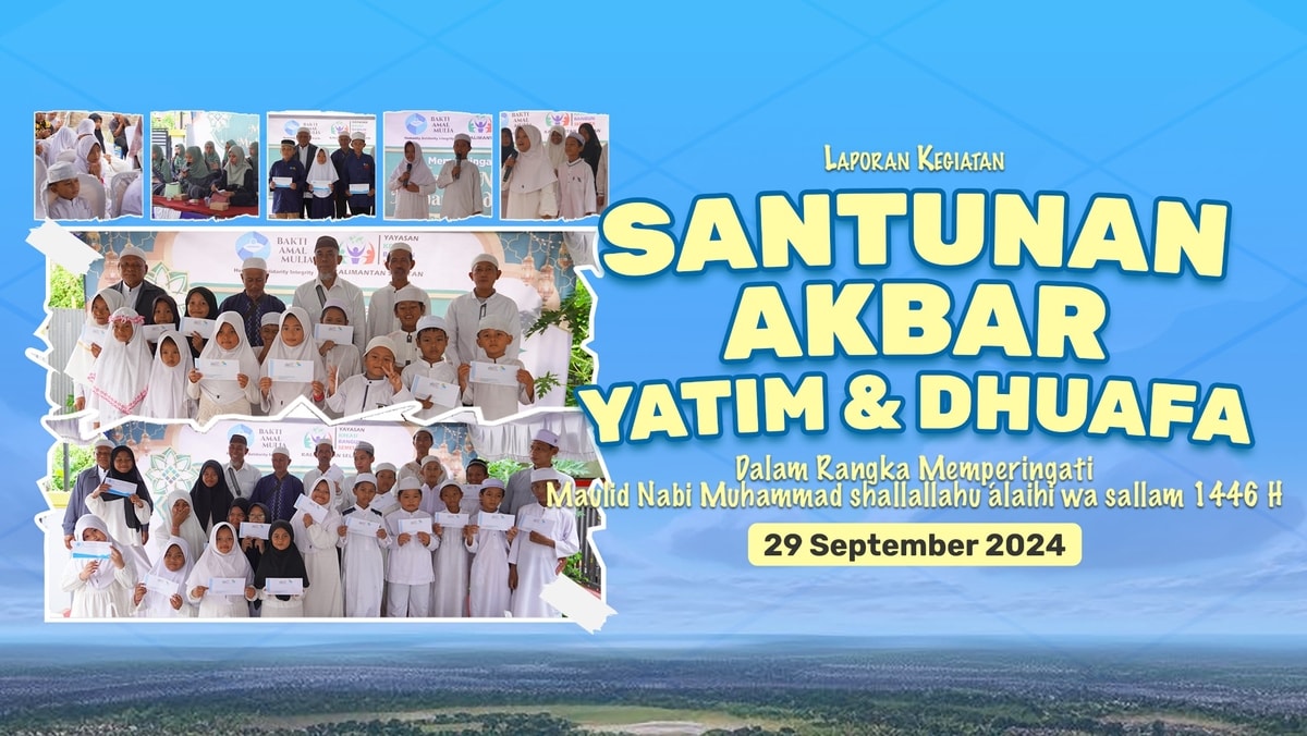 Santunan Akbar Yatim & Dhuafa - Peringatan Maulid Nabi Muhammad shallallahu 'alaihi wa sallam 1446 H