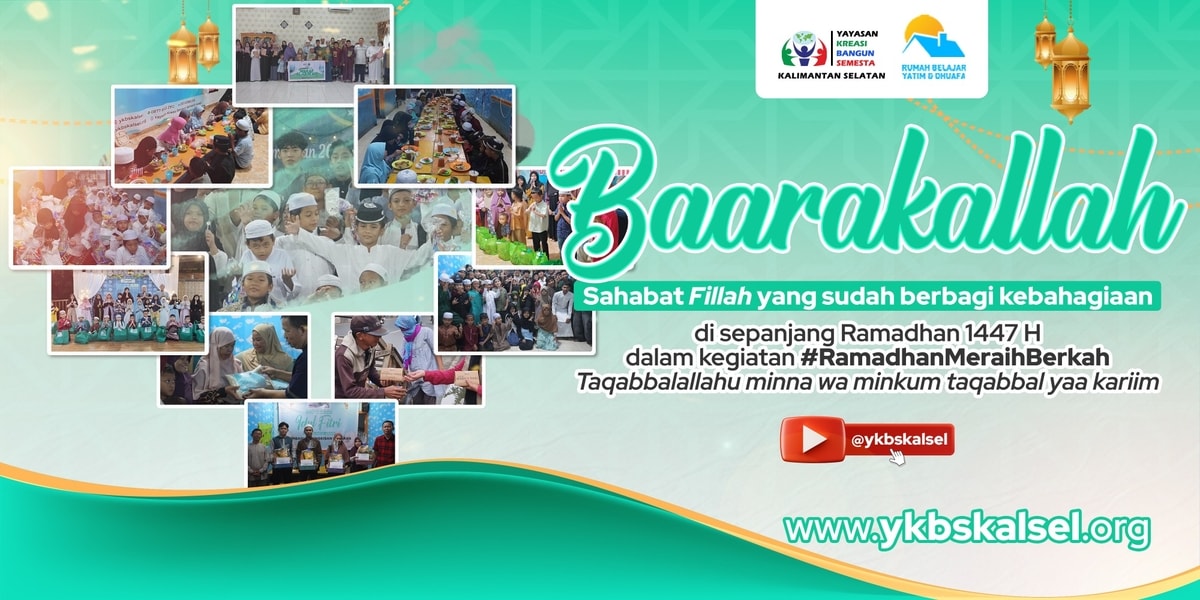 Gambar Rekap Ramadhan 1447 H YKBS Kalsel