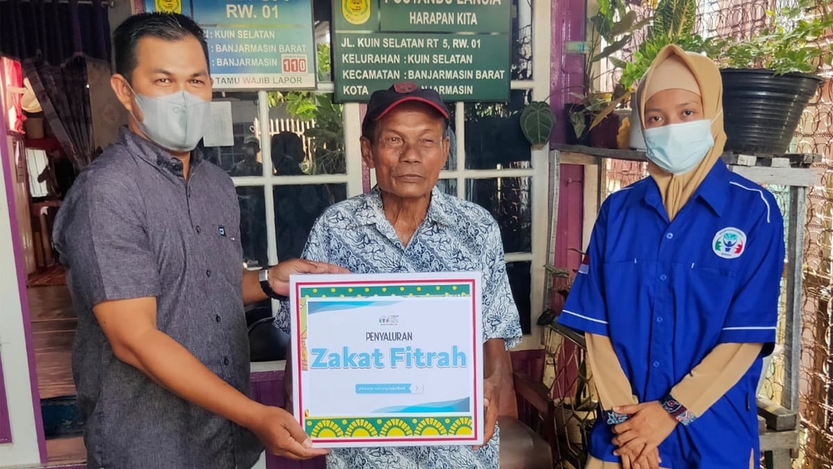 Penyaluran Zakat Fitrah 1443 H