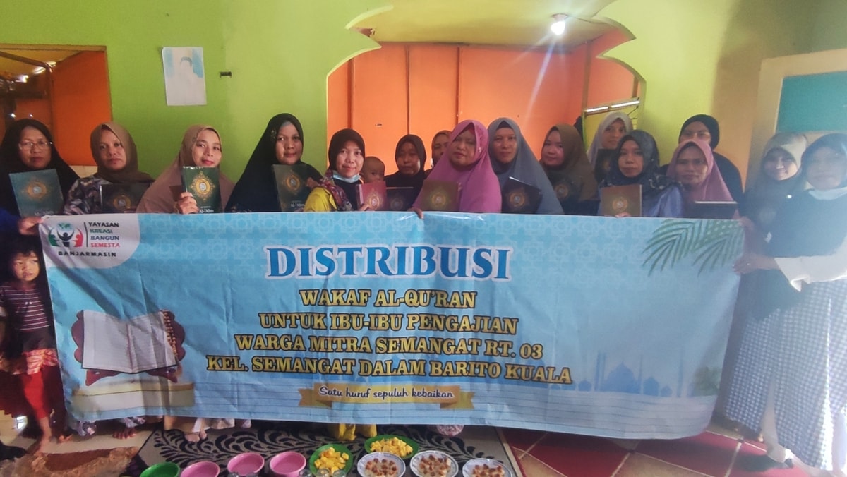 Distribusi Wakaf Al-Qur'an - 28 Maret 2022