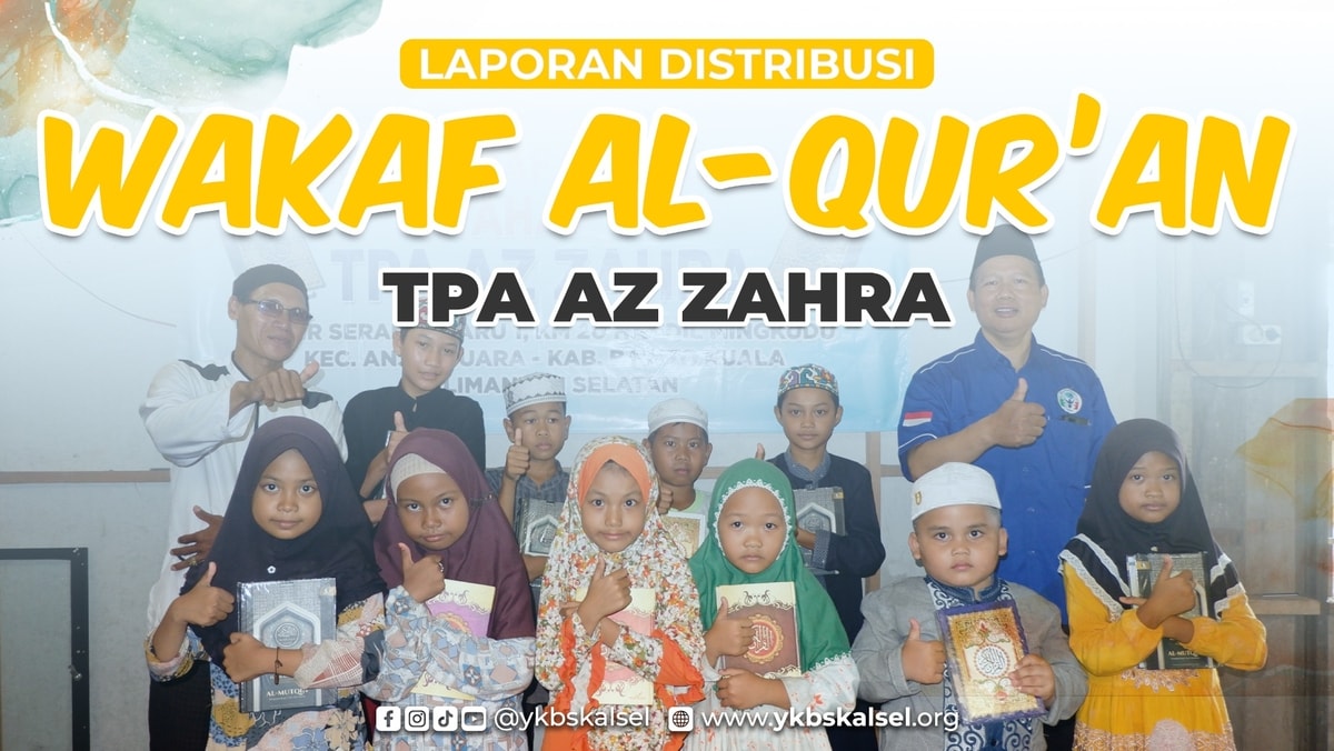 Distribusi Wakaf Al-Qur'an - 09 November 2022