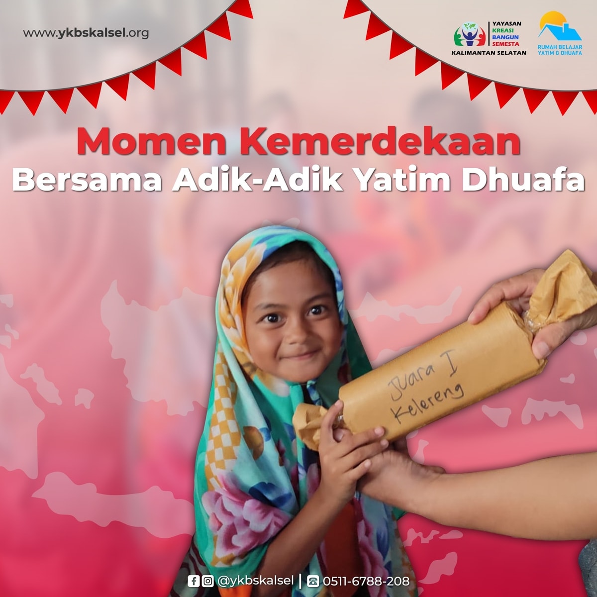 Momen Hari Kemerdekaan Bersama Adik-Adik Yatim & Dhuafa - 17 Agustus 2022