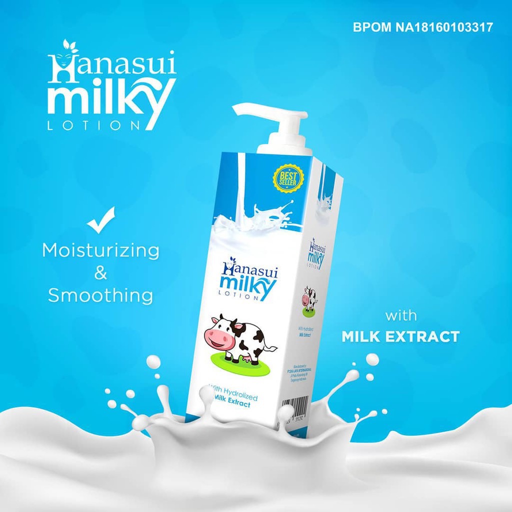 Harga Hand Body Hanasui Milk Original, Resmi Distributor!