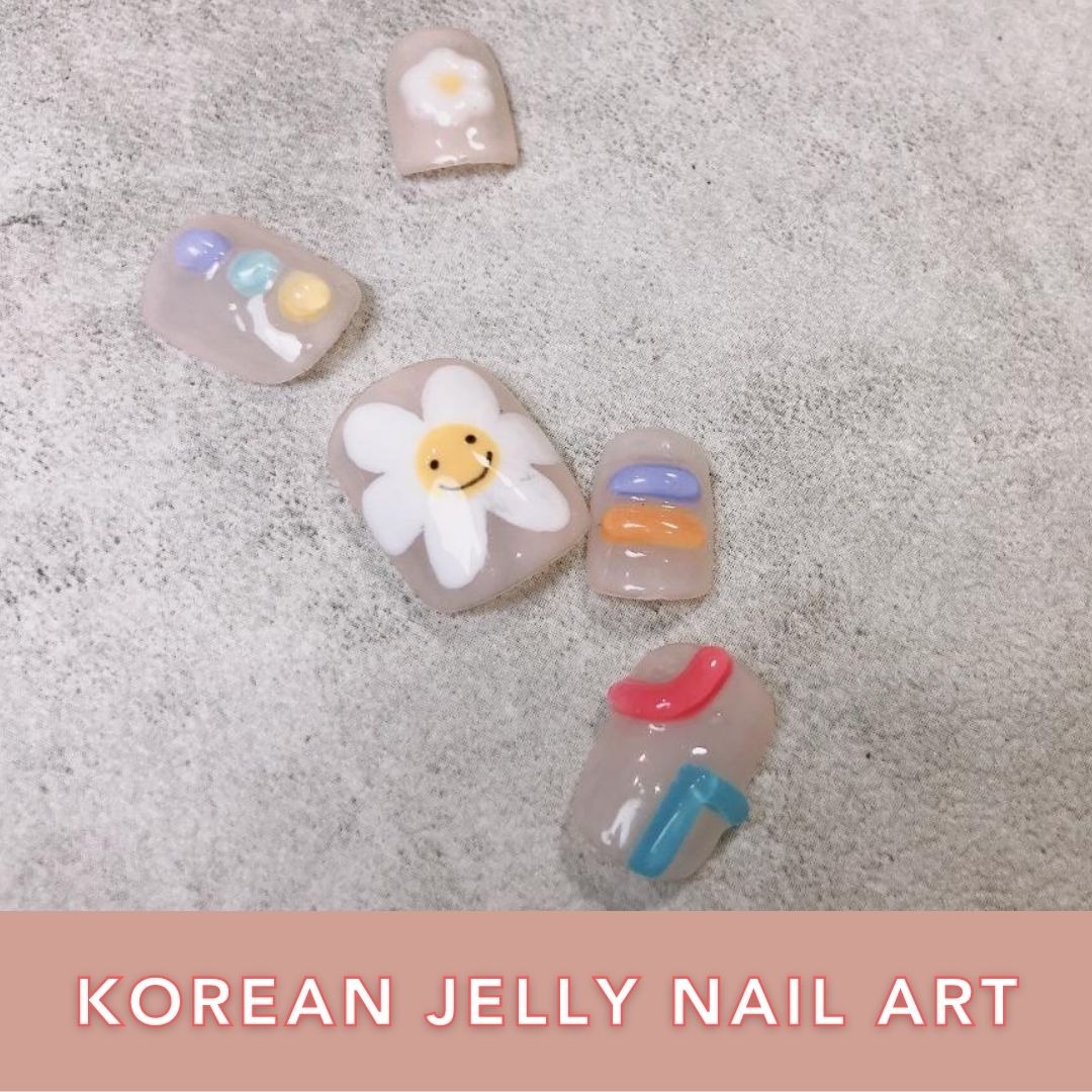 KELAS NAIL ART ONLINE KOREAN JELLY NAIL ART