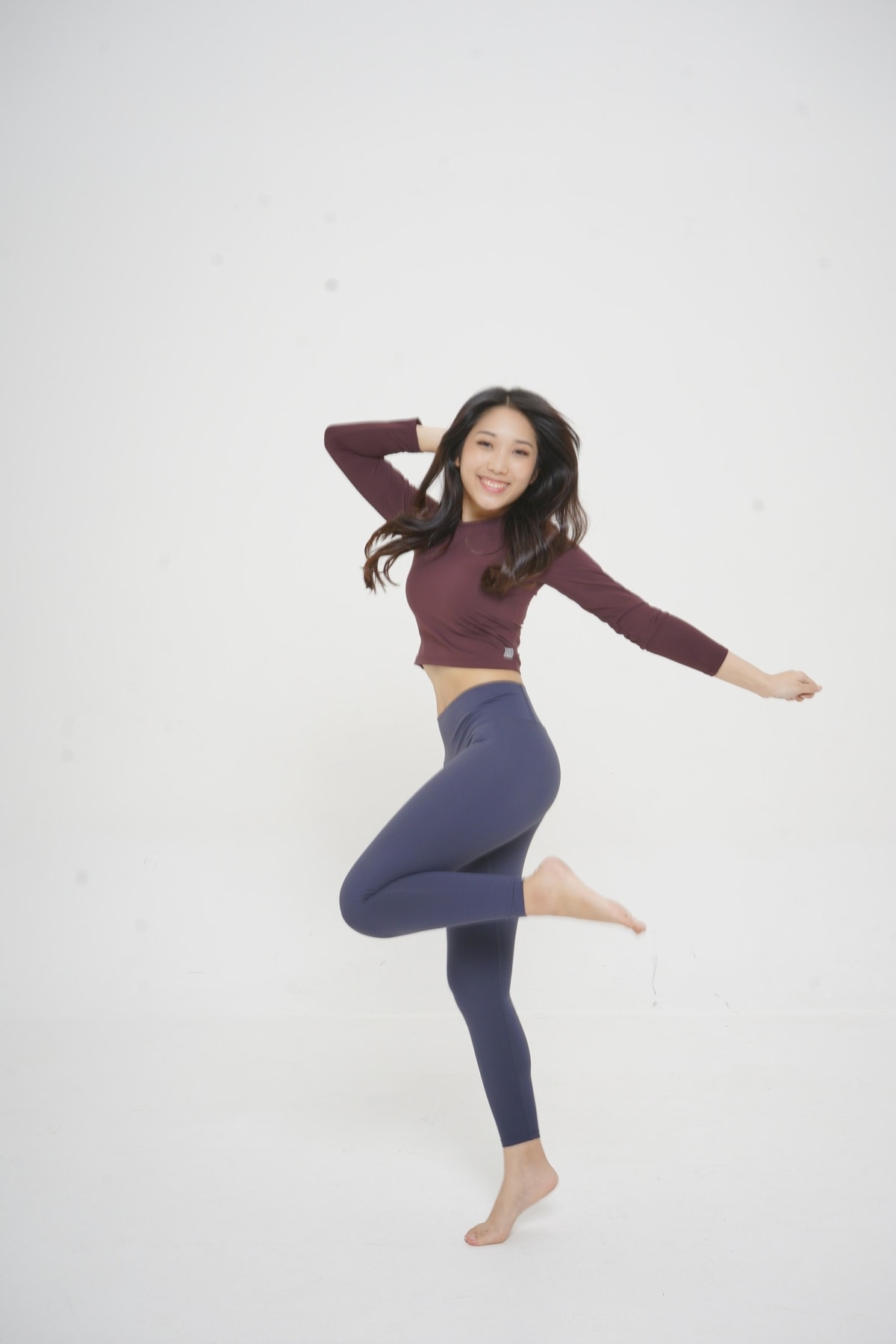 Atas - Chocolate Mousse, Legging - Charcoal