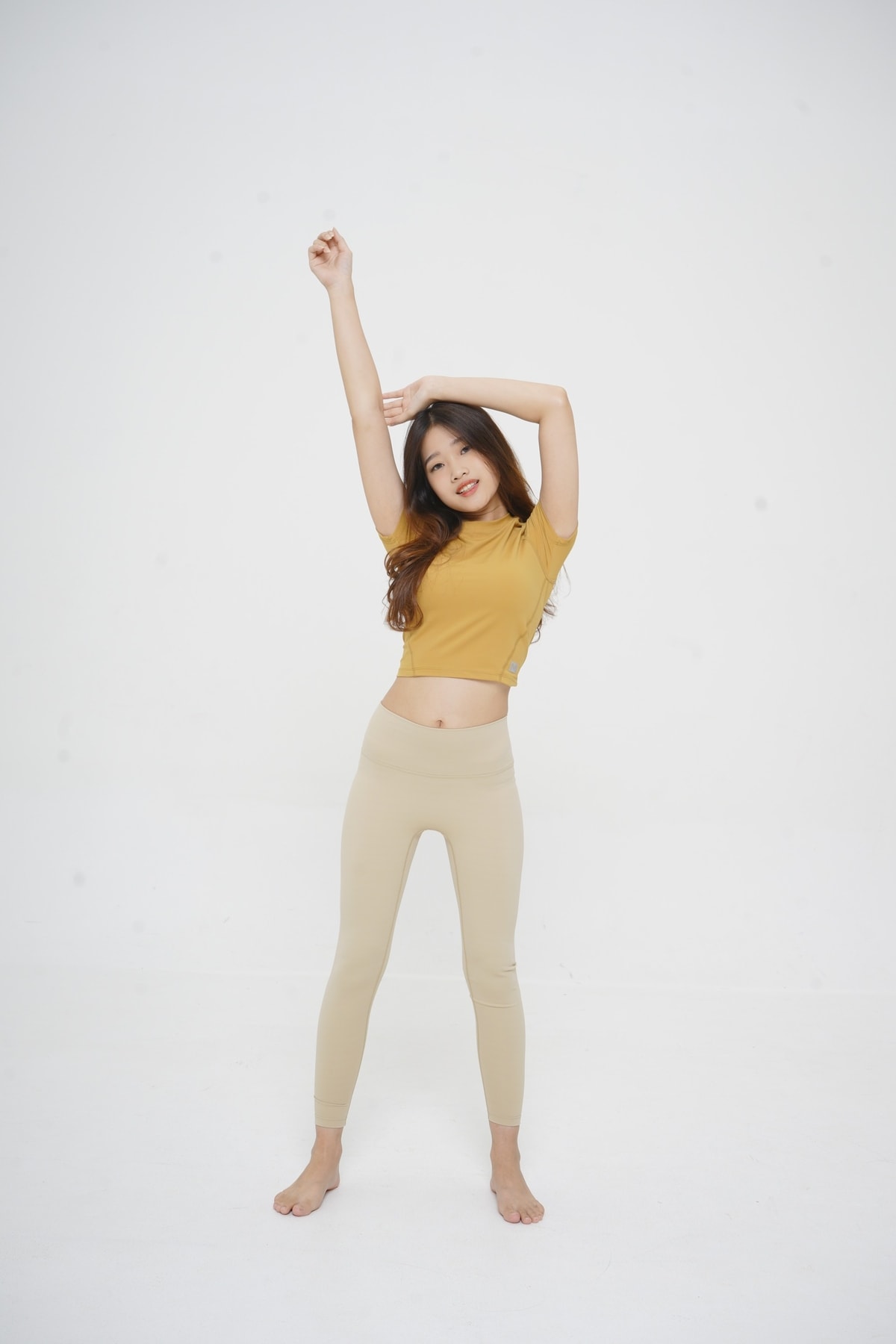 Atas - Murstard, Legging - Warm Beige