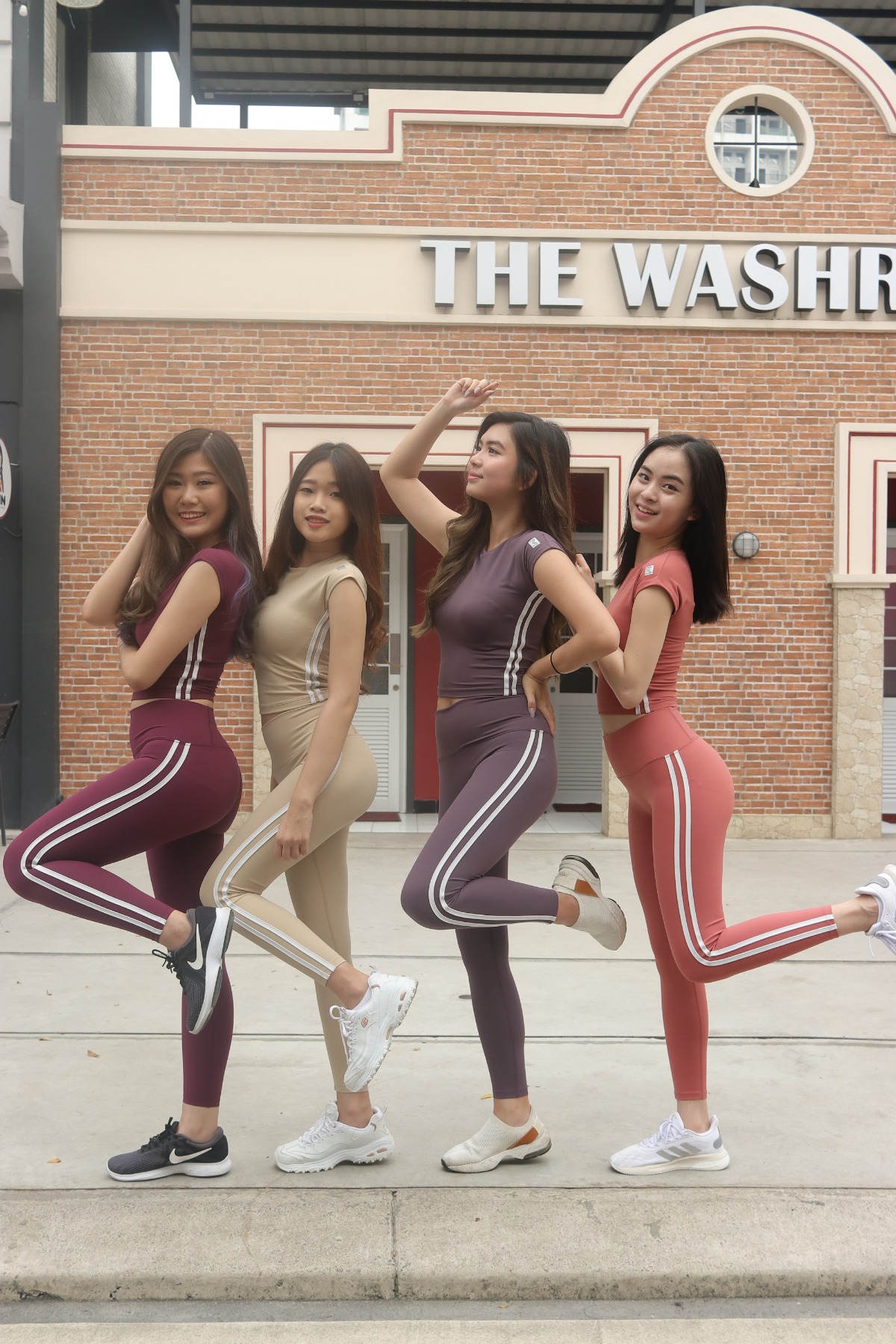 Burgundy, Warm Beige, Lavender, Coral Pink