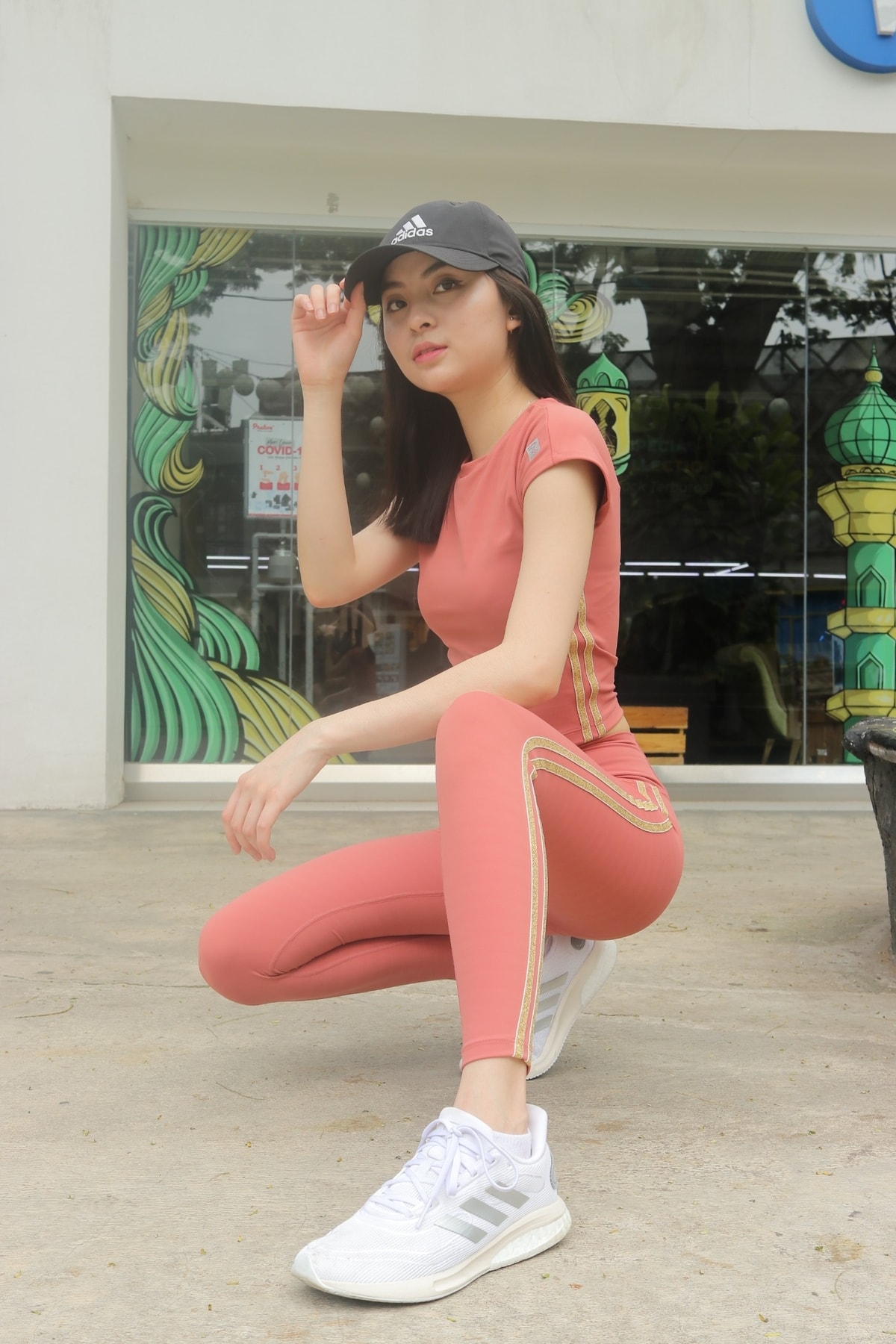 Coral Pink Gold Star