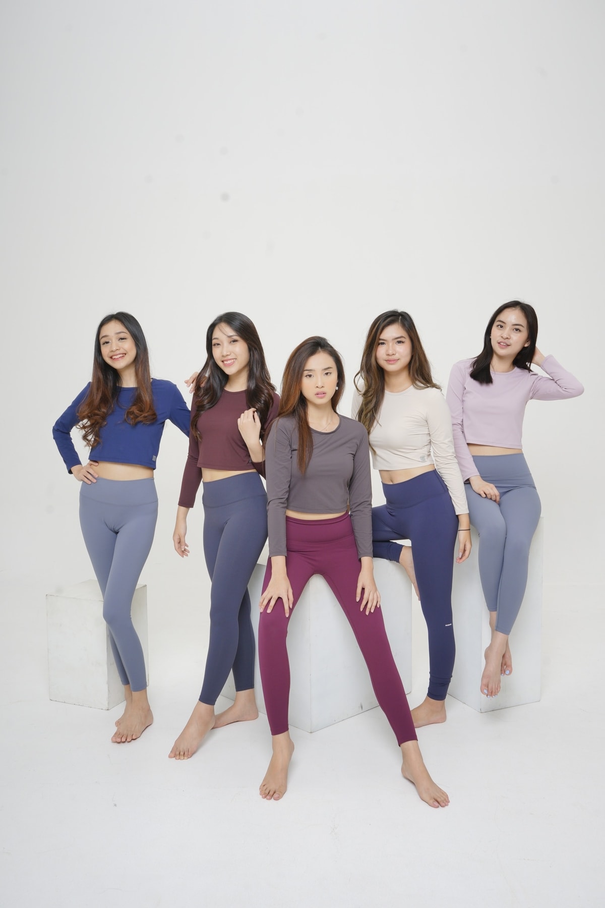 Atas : Blue, Chocolate Mousse, Grey, Ivory, Pastel Pink