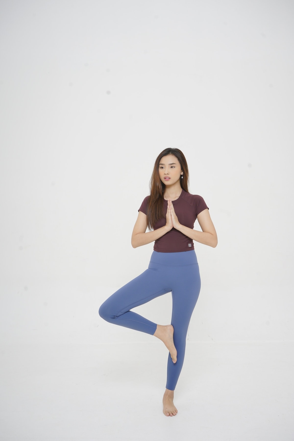 Atas - Chocolate Mousse, Legging - Indy Blue