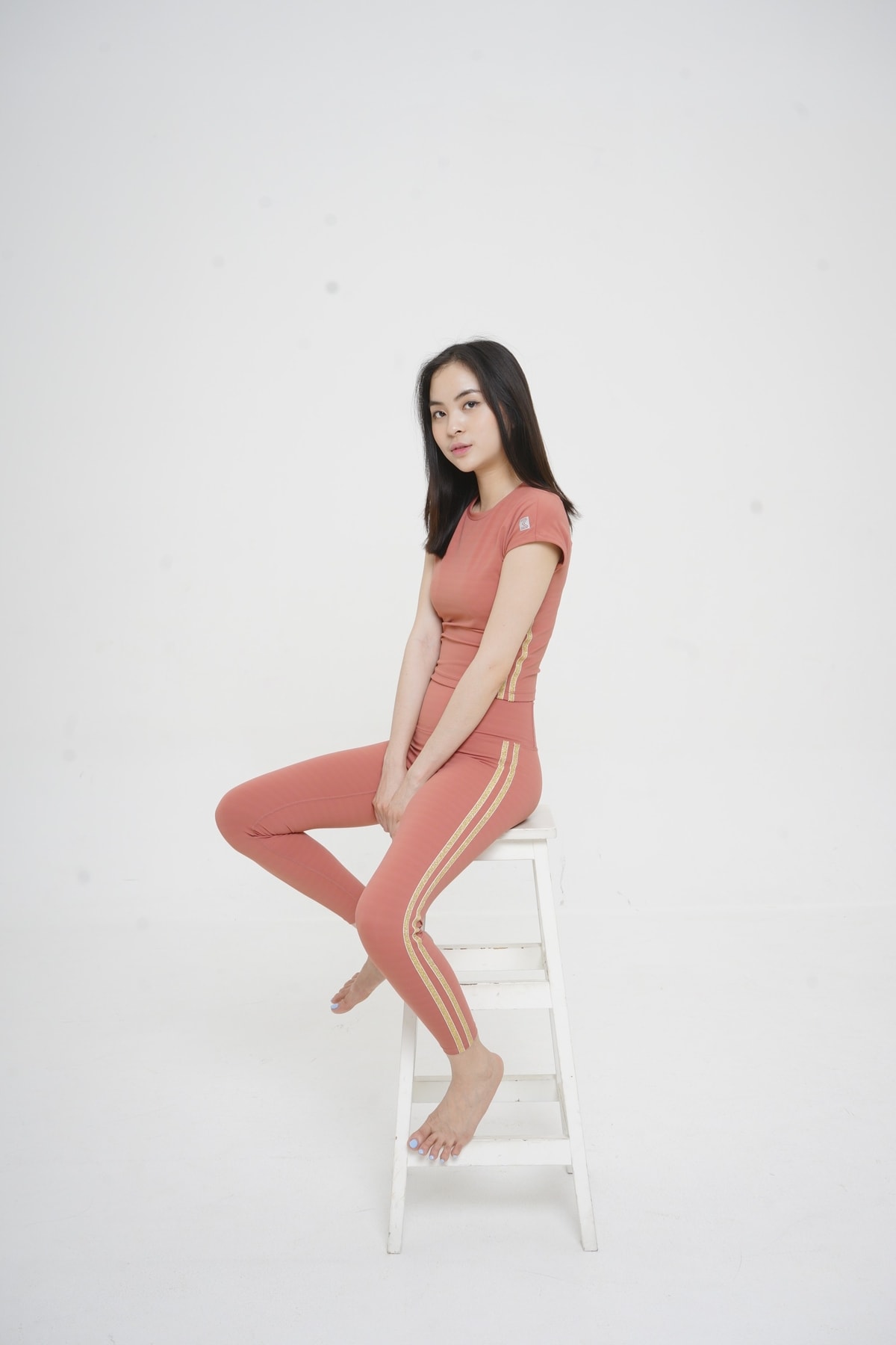 Coral Pink Gold Star