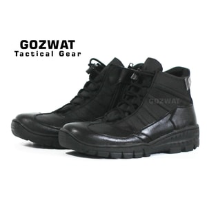 Gozwat Achilles Black Sepatu PDL Ninja Pendek Hitam