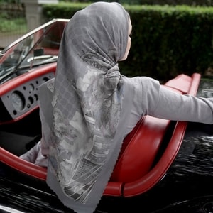 City of Love Grey Scarf