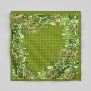 City of Love Green Scarf