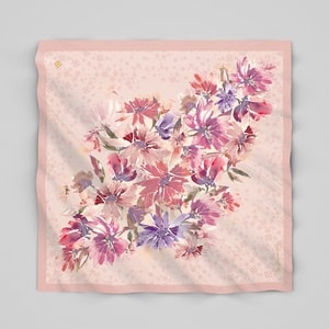 Blossom Stories Pink Scarf