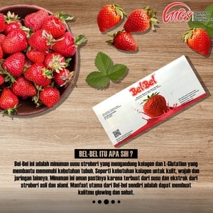 Bel-Bel Strawberry Collagen Mencerahkan Kulit