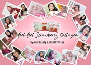 Bel-Bel Strawberry Collagen Mencerahkan Kulit