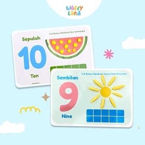 Mainan Anak Wuffyland Bermain Playmat Angka 1-10 dengan Fundoh